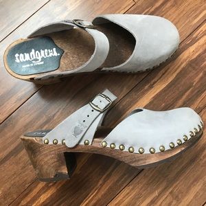 Sandgrens wooden clogs size 37